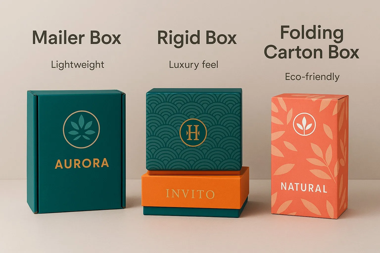 Comparing Box Styles: Mailer vs. Rigid vs. Folding