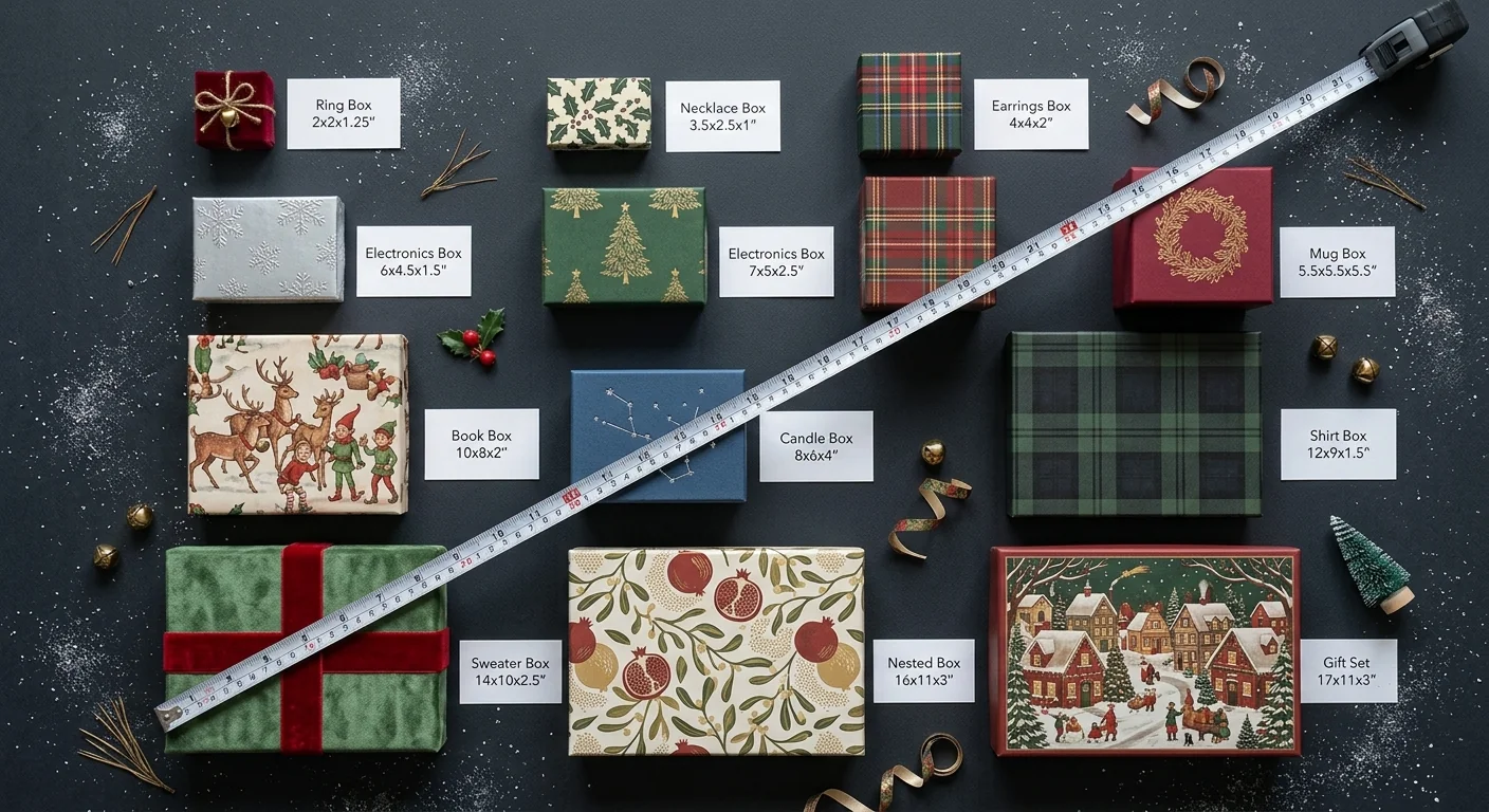 Christmas Gift Box Sizes: A Dimensional Guide for Every Gift Type