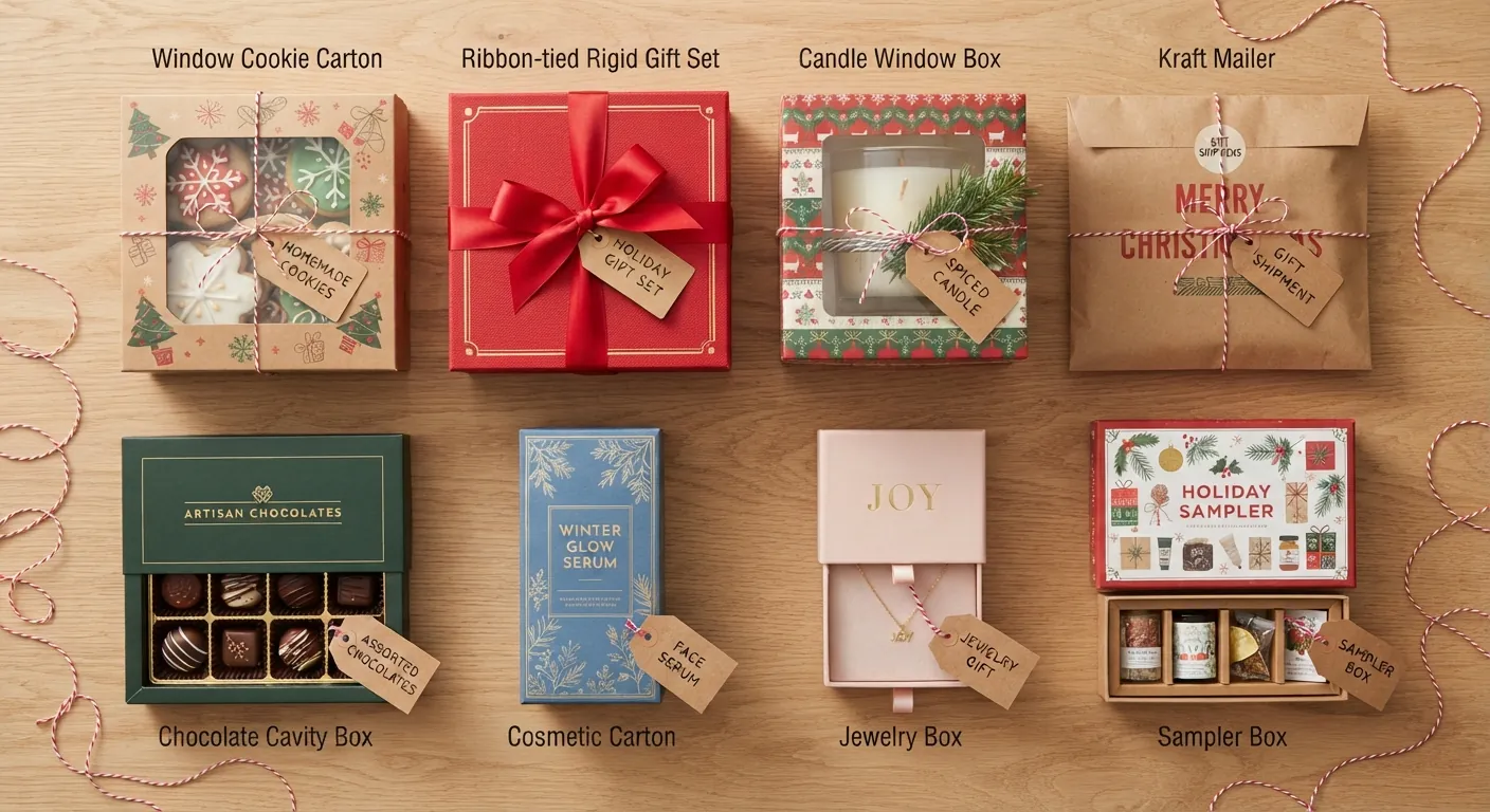 Christmas Packaging Guide: Box Sizes, Styles, and Deadlines for Every Product