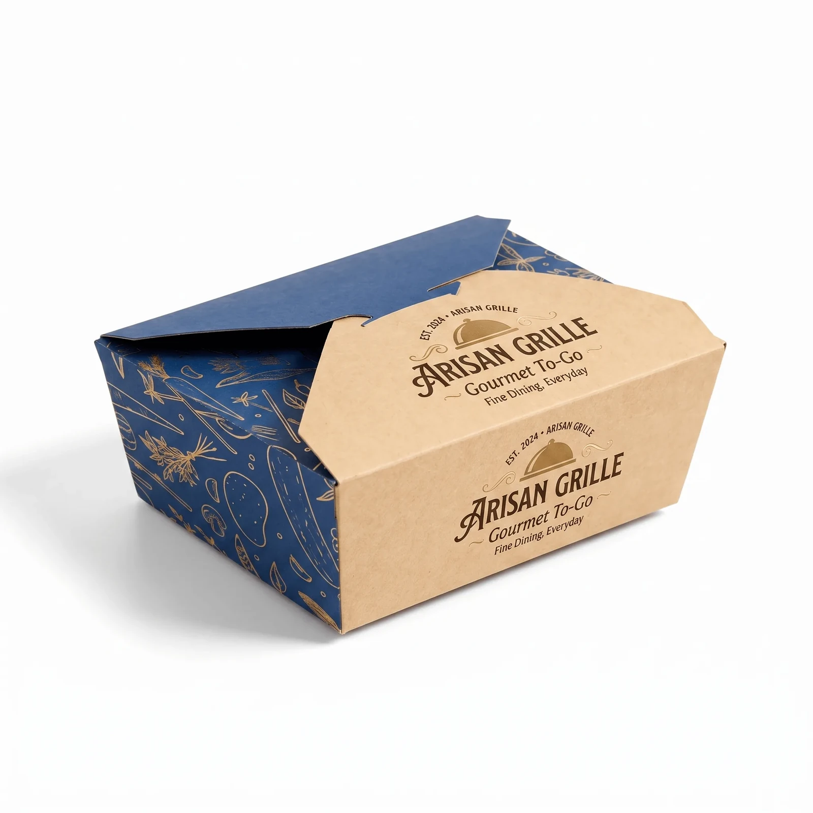Custom Single Hook Paper Take Out Boxes