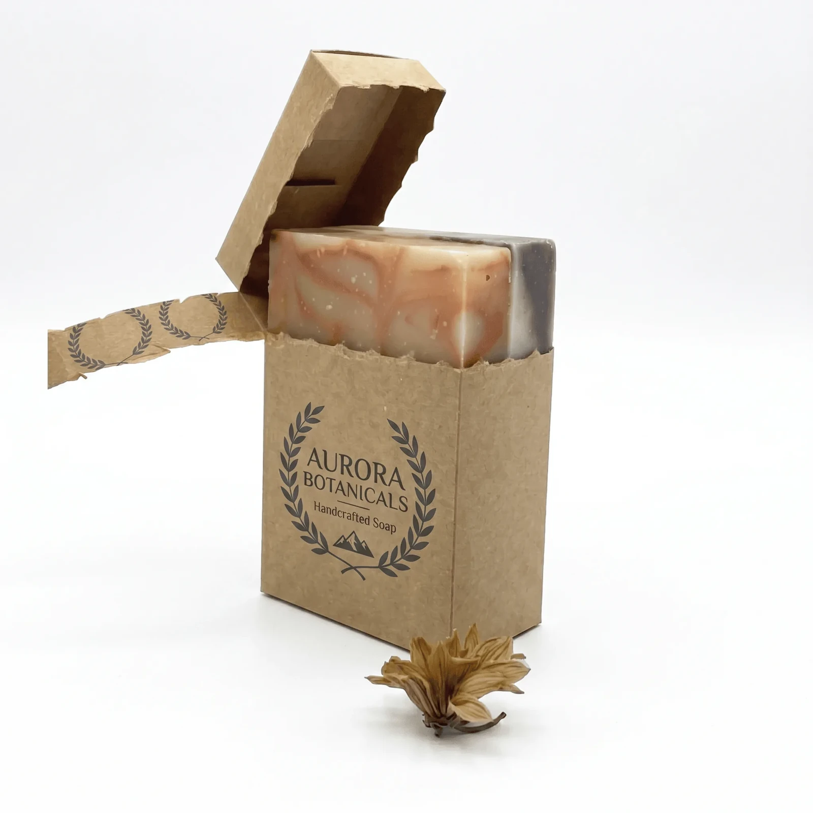 Soap Packaging Box with Tear Strip